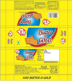 Mio Butter-o-gold Device mark 5499550 Trademark