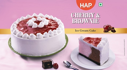 Hap Cherry & Brownie Ice Cream Cake Device mark 5510062 Trademark