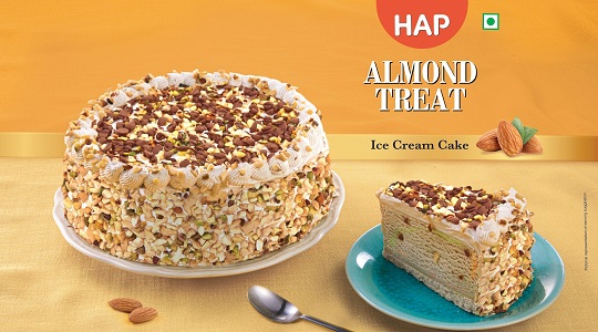 Hap Almond Treat Ice Cream Cake Device mark 5510057 Trademark