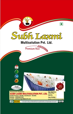 Subh Laxmi Multisolution Pvt. Ltd. Premium Rice (label) Device mark 5510580 Trademark