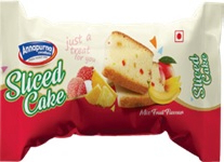 Label Mixed Fruit Flavoured Cake Device mark 5510644 Trademark