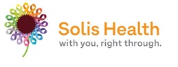 Solis Health With You, Right Through. With Device Device mark 5522809 Trademark