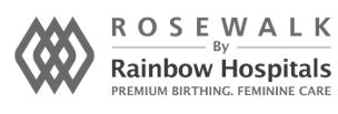 Rosewalk By Rainbow Hospitals Premium Birthing Feminine Care Device mark 5533901 Trademark