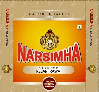 Narsimha Premium Kesari Rawa (logo) Device mark 5535369 Trademark