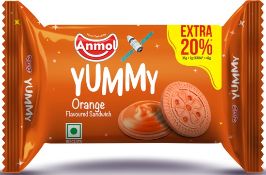 Anmol Yummy Orange Device mark 5541577 Trademark