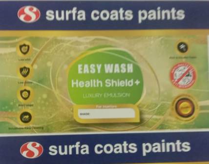 Surfa Coats Paint Easy Wash Health Shield (label) Device mark 5541652 Trademark
