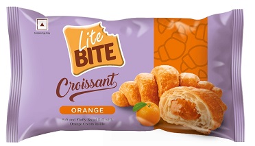 Lite Bite With Croissant Orange Device mark 5543058 Trademark