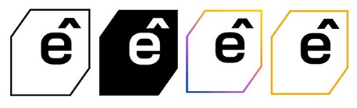 E^ (label) Device mark 5545857 Trademark
