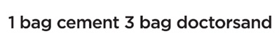1 Bag Cement 3 Bag Doctorsand Device mark 5548956 Trademark