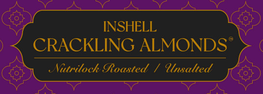 Inshell Crackling Almonds Nutrilock Roasted / Unsalted Device mark 5551003 Trademark