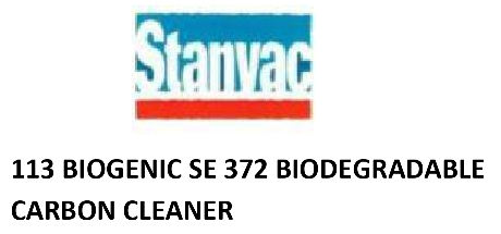 Stanvac 113 Biogenic Se 372 Biodegradable Carbon Cleaner Device mark 5552201 Trademark