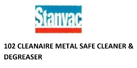 Stanvac 102 Cleanaire Metal Safe Cleaner & Degreaser Device mark 5552200 Trademark