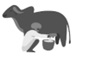 Image Of Man Extracting Milk From Cow Device mark 5554973 Trademark