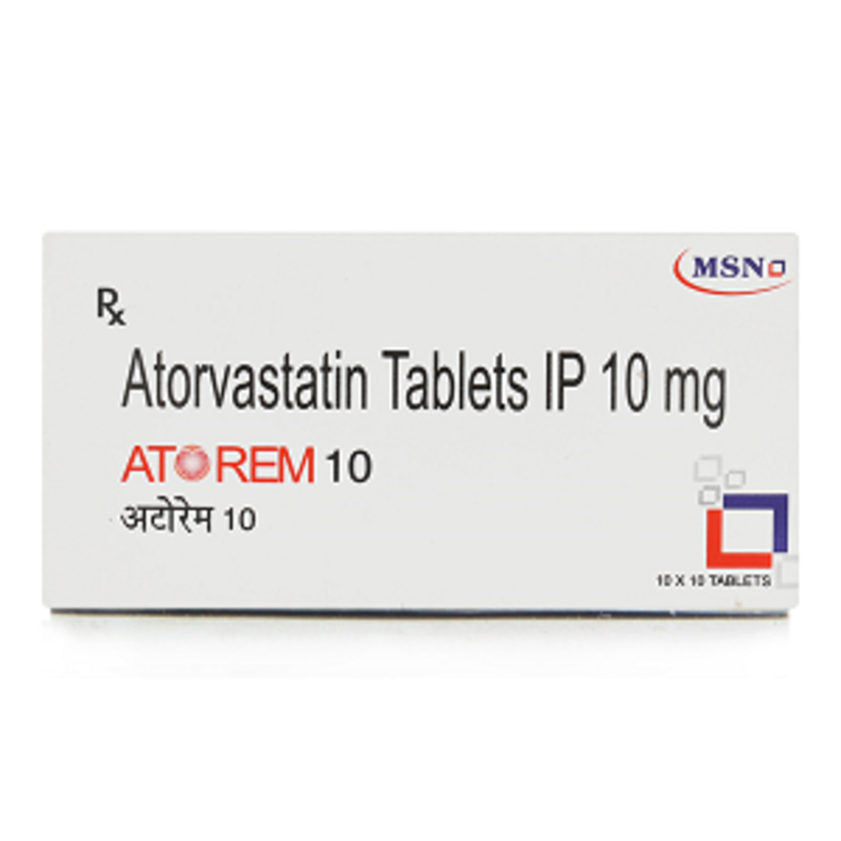Msn Atorvastain Tablets Ip 10 Mg Atorem 10 (label) Device mark 5554756 Trademark