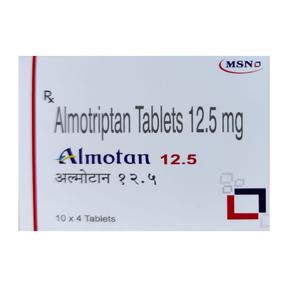 Msn Almotriptan Tablets 12.5mg Almotan 12.5 (label) Device mark 5554755 Trademark