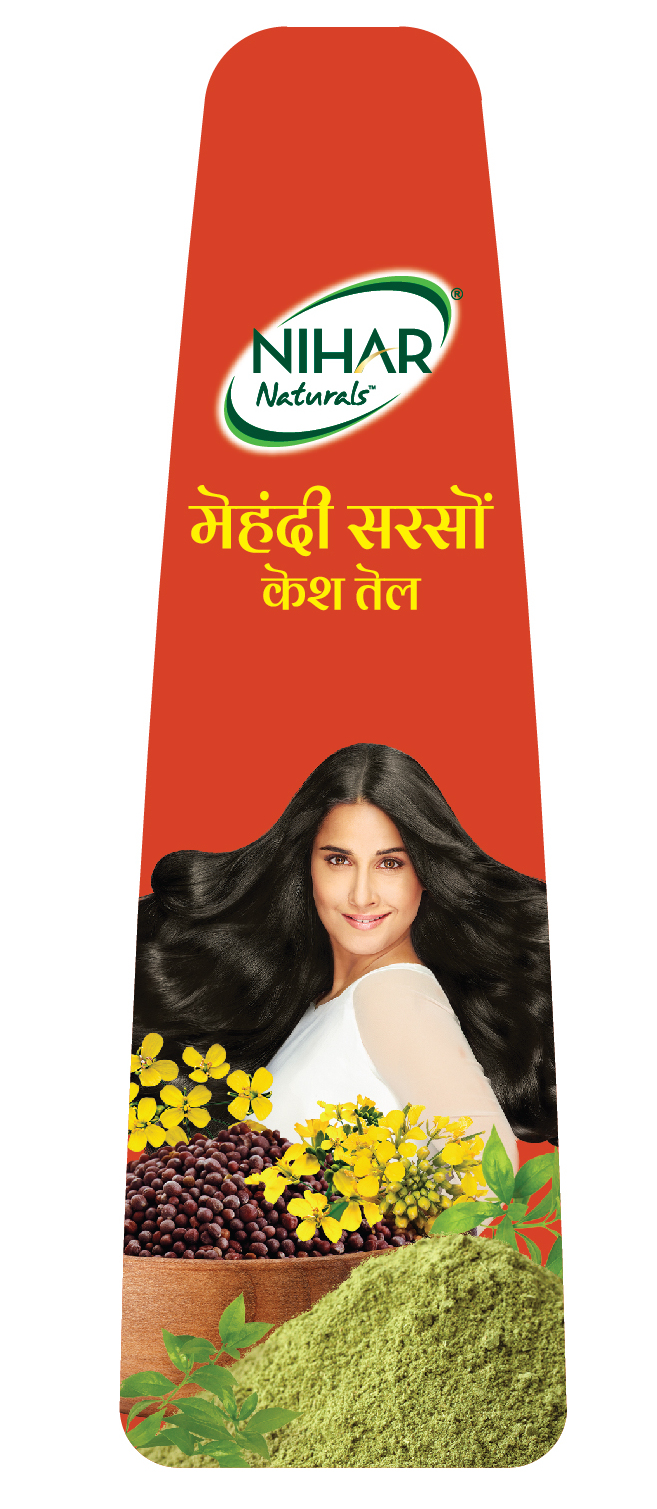 Nihar Naturals Mehandi Sarso Kesh Tel Device mark 5564020 Trademark