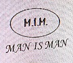 Man Is Man With Device Of M.i.m. Device mark 5563568 Trademark