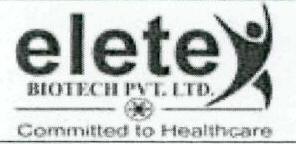 Elete Biotech Pvt. Ltd. Device mark 5569603 Trademark