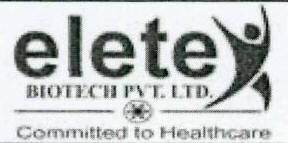 Elete Biotech Pvt. Ltd. Device mark 5569604 Trademark