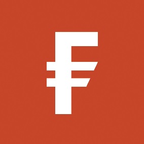 F With Double Lines In Square Device (colour) Device mark 5581477 Trademark