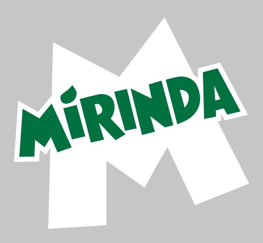 Mirinda & M (stylized) Logo (in Color) Device mark 5583364 Trademark