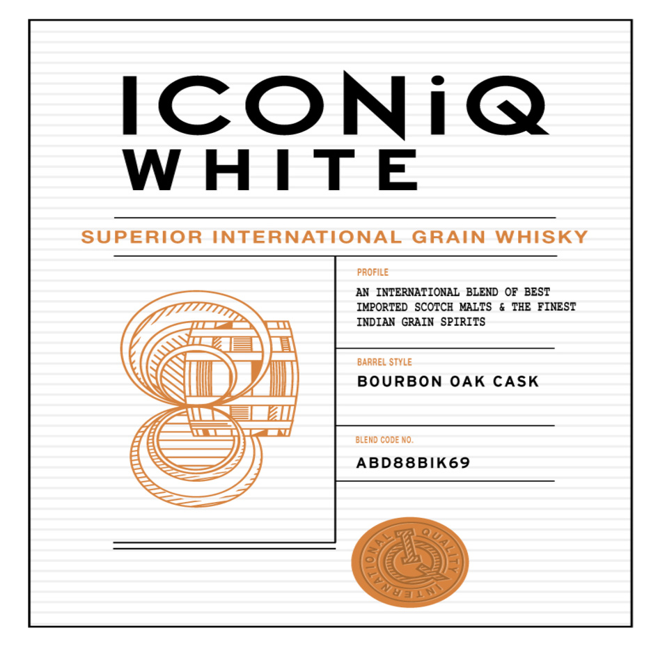 Iconiq White Superior International Grain Whisky Device mark 5584057 Trademark