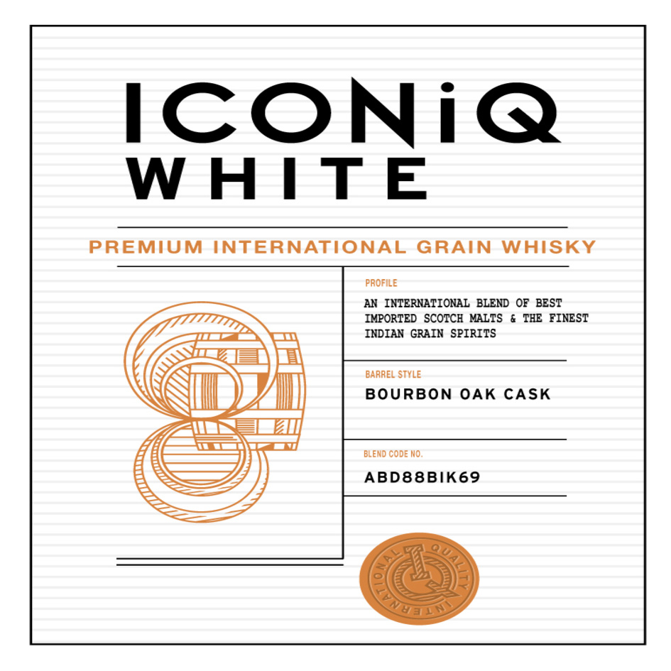 Iconiq White Premium International Grain Whisky Device mark 5584056 Trademark