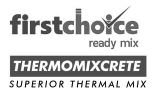 Firstchoice Ready Mixthermomixcrete Superior Thermal Mix Device mark 5043399 Trademark