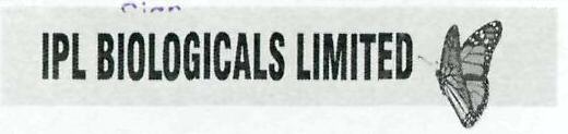 Ipl Biologicals Limited Device mark 5124787 Trademark