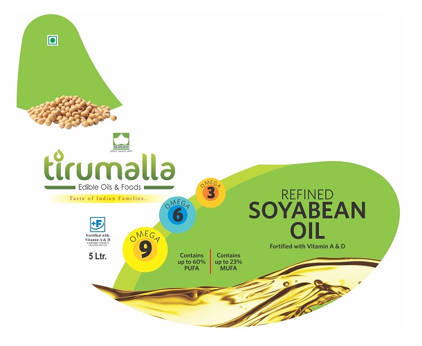 Tirumalla Refined Soyabean Oil (label) Device mark 5144340 Trademark