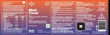 Setu Mind: Focus Device mark 5272250 Trademark