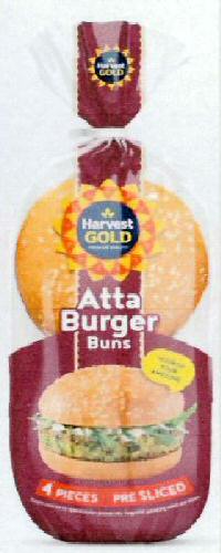 Harvest Gold Atta Burger Buns Device mark 5273232 Trademark