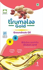 Tirumalaa Gold. Taste Of Indian Families. Groundnuts Oil Label Device mark 5276132 Trademark