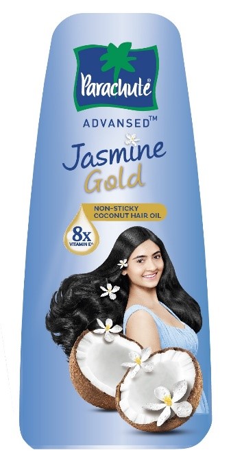 Parachute Advansed Jasmine Gold Non-sticky Coconut Hair Oil Device mark 5277072 Trademark