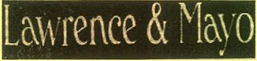 Lawrence & Mayo Device mark 5290710 Trademark