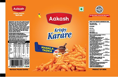 Aakash Krispy Karare Device mark 5294768 Trademark