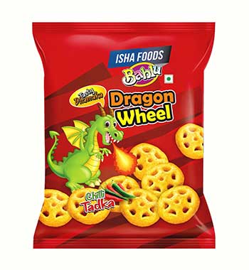 Isha Foods Bablu Dragon Wheel Device mark 5308865 Trademark