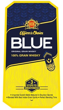 Officer's Choice Blue Original Grain Whisky Device mark 5316748 Trademark