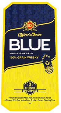 Officer's Choice Blue Premier Grain Whisky Device mark 5316749 Trademark
