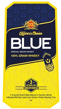 Officer's Choice Blue Special Grain Whisky Device mark 5316756 Trademark