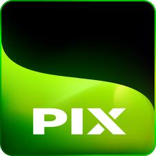 The Words "pix" Written In A Stylised Manner Device mark 5585755 Trademark