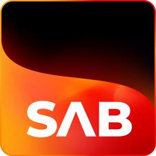 The Words "sab" Written In A Stylised Manner Device mark 5585756 Trademark
