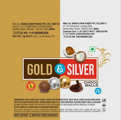 Gold & Silver Device mark 5588277 Trademark