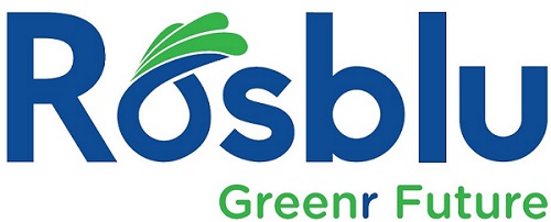 Rosblu (logo) Greenr Future With Three Green Stripes Over Letter "o" Device mark 5588738 Trademark