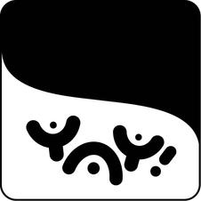 The Words "yay!" Written In A Stylised Manner In Black And White Device mark 5589581 Trademark