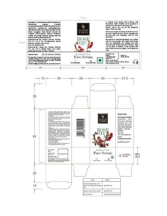 Good Vibes Rosehip Radiant Glow Serum Device mark 5592813 Trademark