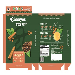 Chaayos Cinnamon Green Tea Device mark 5604743 Trademark