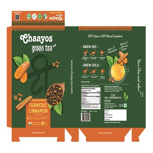 Chaayos Turmeric Cinnamon Green Tea Device mark 5604746 Trademark