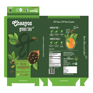 Chaayos Tulsi Cardamom Green Tea Device mark 5604747 Trademark