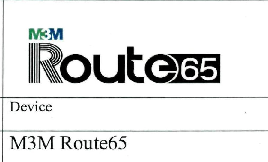 M3m Route65 Device mark 5614663 Trademark